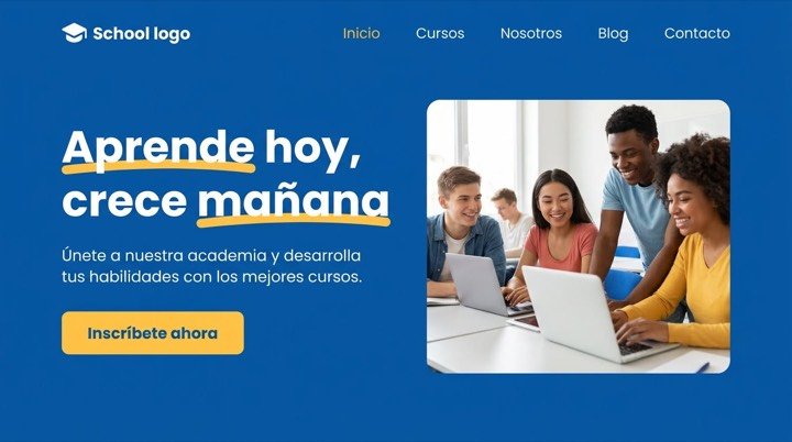 Diseño web para academia educativa